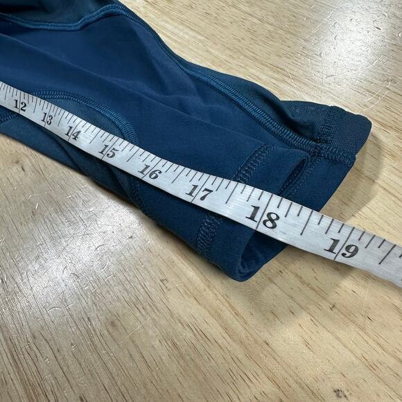 Lululemon Always Airy High Rise Run Crop 19 Inch Night Diver Women's Size 10 EUC - Picture 8 of 8